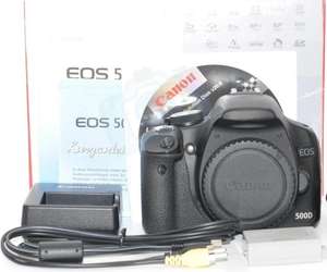 Appareil photo numérique reflex numérique professionnel HFT <span class=keywords><strong>EOS</strong></span> <span class=keywords><strong>500D</strong></span> 15,1 MP (boîtier) – Vente en gros - Product Image 1