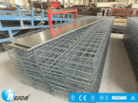 Bac à câbles en treillis métallique certifié UL/NEMA 100*50*3000mm en acier HDG pour projets électriques de bâtiment, haute capacité de charge