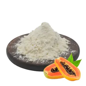 Venta caliente Mejor precio Bromelain Papain 1200000u/G Grado alimenticio a granel Papain Enzym Powder CAS 9001-73-4