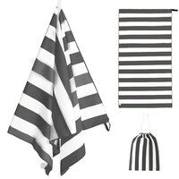 Serviette de plage de luxe 100% coton, serviette de piscine à rayures, couleur arc-en-ciel, rayures personnalisées