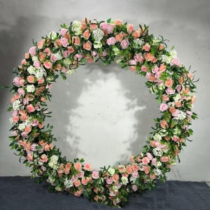 Wedding arch <b>flower</b> decoration artificial <b>silk</b> <b>flower</b> arch arrangement <b>flower</b> arch wedding backdrop - Product Image 1