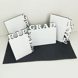RubySub GRAD RIP LOVE Photo Frame Sublimation Graduation Photo Frame Custom Letters Picture Frame