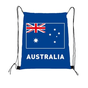 Sac à dos à cordon personnalisé avec drapeau du Brésil, en polyester Oxford, impression numérique écologique, pour sport et gym, promotionnel - Product Image 2