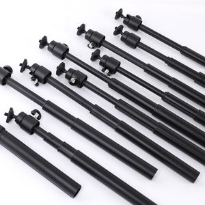 Upsilon - Palo Selfie Extensible para Teléfono, de Aluminio de Alta Calidad, 4 Secciones, Negro, Telescópico, Rotación de 360 Grados, para Viajes - Product Image 4