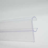Porte-étiquette en plastique PVC porte-étiquette d'affichage de prix bande en plastique d'étagère de supermarché