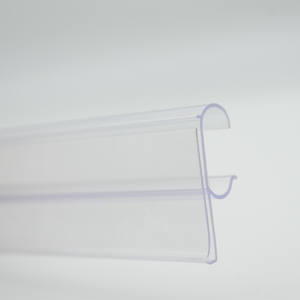 PVC plastica porta prezzi prezzo porta etichetta plastica striscia di plastica dello scaffale del supermercato - Product Image 6