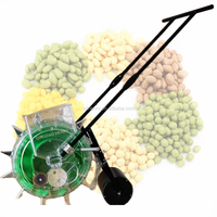 Semoir manuel à maïs à 2 rangs avec fertiliseur – Machine à planter le maïs