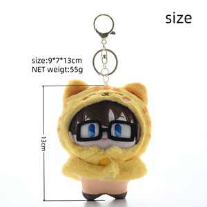 <span class=keywords><strong>Linda</strong></span> meilleure vente détective se transforme en Conan entourant porte-clés en peluche chat Doupeng série pendentif - Product Image 3