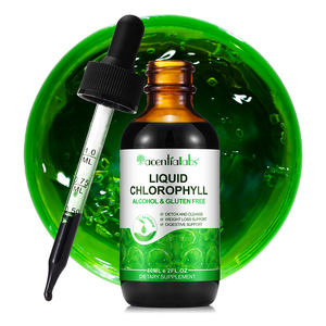 एसिटिललैब 60 मिलीलीटर तरल क्लोरोफिल पूरक थोक तेल आधारित बोतल पैकेजिंग कॉपर क्लोरोफिल सोडियम ड्रॉप - Product Image 4