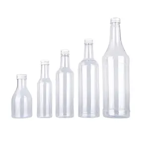 Hete Verkopende 150Ml Plastic Sapfles, Plastic Wijnvormige Fles, Huisdierenfles Voor Drank