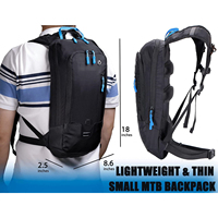 Sac à dos de vélo léger 6L pour VTT, cyclisme, ski, snowboard et activités de neige