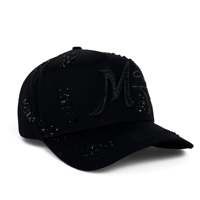 Casquette de baseball sportive brodée à visière incurvée NY Chrome, modèle 5 panneaux, pour hommes, vente en gros
