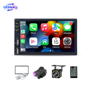 HENMALL evrensel 7 inç MP5 araba <span class=keywords><strong>Stereo</strong></span> radyo yedek komple kurulum seti çerçeve en popüler araba modelleri için uyar - Product Image 1