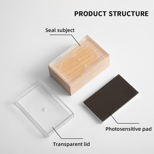 Carta per timbri scintillanti in legno auto-inchiostrazione per uso ufficio-<span class=keywords><strong>Flash</strong></span> in plastica resistente e timbri sigillanti - Product Image 2