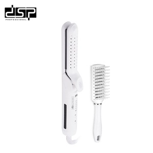 Dsp Electric Straightening Hair Comb 10360 Ceramic <b>Brush</b> Adjustable <b>Heat</b> Settings All Hair Types - Product Image 1