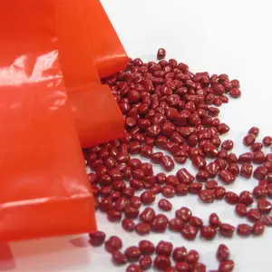 มาสเตอร์แบทช์สีแดงของวัตถุดิบพลาสติก HDPE โรงงานผลิตเม็ดสีเรซินโดยตรง