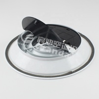 Diffuseurs d'air ronds en aluminium modernes Grandaire avec amortisseur papillon réglable et installation facile