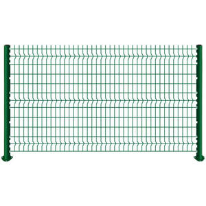 Vente directe usine – Clôture en treillis soudé PVC à pliage triangulaire 3D, galvanisée et thermolaquée, <span class=keywords><strong>pour</strong></span> chantier, 6 pieds - Product Image 5