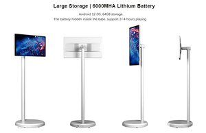 <span class=keywords><strong>Tablet</strong></span> Portatile per Bambini con Sistema Operativo Android <span class=keywords><strong>12</strong></span>, Schermo Touch Capacitivo, Supporto da Pavimento, Monitor per Giochi e Applicazioni Smart TV - Product Image 4