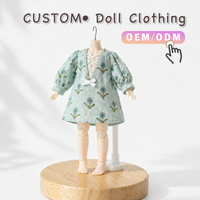 Vêtements pour poupées : Ensemble complet de vêtements et accessoires pour peluches personnalisées, échelle 1/4, tenue de poupée de créateur, directement de l'usine