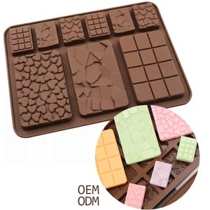 Stampo in Silicone a 9 Cavità per Cioccolato, Biscotti e Waffle, Forme Multiple Alfabeto, Cuore, <span class=keywords><strong>Buon</strong></span> <span class=keywords><strong>Compleanno</strong></span>, Strumento per Decorazione Torte Fai-da-Te - Product Image 3