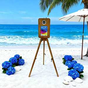 Huanyji HYJ-WiP-<span class=keywords><strong>3</strong></span> Cabina Fotografica Istantanea con Specchio in Legno, Compatibile con <span class=keywords><strong>iPad</strong></span>/GoPro/Fotocamera/DSLR, Wi-Fi/Bluetooth, Controllo Remoto, Garanzia di 2 Anni - Product Image 6