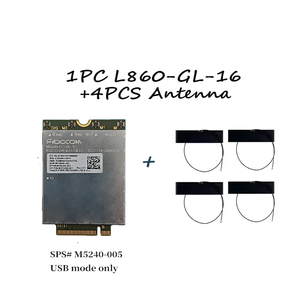 Carte WWAN Fibocom L860 GL 16 Cat16 uniquement en mode USB, module L860-GL-16 pour routeur Mikrotik <span class=keywords><strong>WAP</strong></span>, clé M.2 <span class=keywords><strong>LTE</strong></span> FDD/TDD B38 B39 B40 B4 - Product Image 6