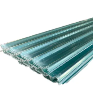 Translucent Corrugated Fiber Glass Transparent Plastic Fiberglass Frp Roof Panel Cover Materials Roof Tile Roof Sheet