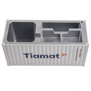 Organisateur de bureau personnalisé en ABS, porte-stylos en forme de conteneur d'expédition - Product Image 3