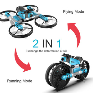 Drone RC 2 in 1 con Funzione Moto e Auto, Sensore di Gesti, Fotografia Aerea, Aeroplano Telecomandato con Fotocamera e Caricabatterie - Product Image 3
