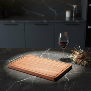 <span class=keywords><strong>Planche</strong></span> <span class=keywords><strong>à</strong></span> <span class=keywords><strong>découper</strong></span> <span class=keywords><strong>en</strong></span> bois de rose de qualité professionnelle, robuste, avec poignée et rainure pour les jus, pour restaurant et usage domestique - Product Image 6