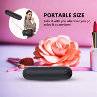 Großhandel Rosa Bullet Vibrator 10 Geschwindigkeiten Leistungsstarker Mini-Vibrator für Frauen USB-Aufladung Metall Silber Lila Rot Bullet Vibrator