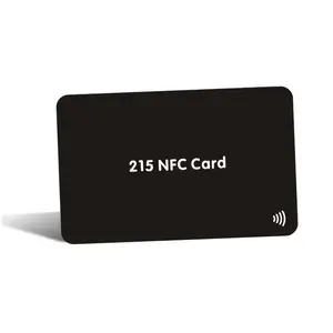 بطاقة حافلة RFID مخصصة N213 بلاستيكية للأعمال NFC طباعة بطاقة بلاستيكية آمنة للدفع