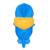 Costume de mascotte de requin gonflable pour adulte de 2 m de haut, costume gonflable pour Halloween