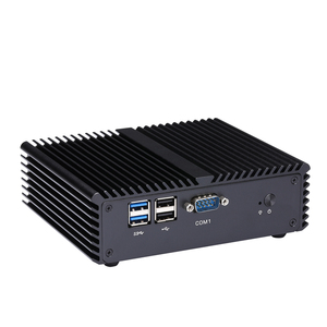 Qotom 4 cổng RS-232 1.7GHz Mini PC Core i3 4010U 2 Realtek Gigabit LAN PC không quạt máy tính bảng duy nhất Linux - Product Image 4