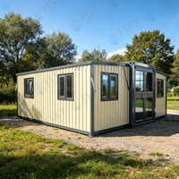 Maison conteneur extensible étanche à faible coût FLKT à vendre, garantie 2 ans, maison mobile préfabriquée, livraison directe d'usine
