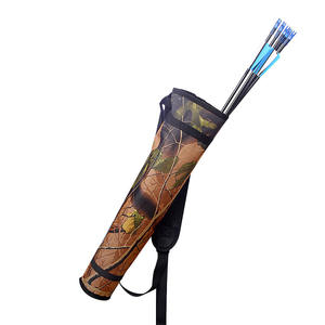 Bolsa de Tiro con Arco al aire libre cilíndrica de cintura de un solo hombro Bolsa competitiva de aljaba de flecha táctica multifuncional hecha de poliéster - Product Image 4