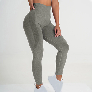 Women's Custom <b>Leggings</b> High Waist Sports Tights Custom Logo Embroidery Color Size Label and Packaging - Product Image 3
