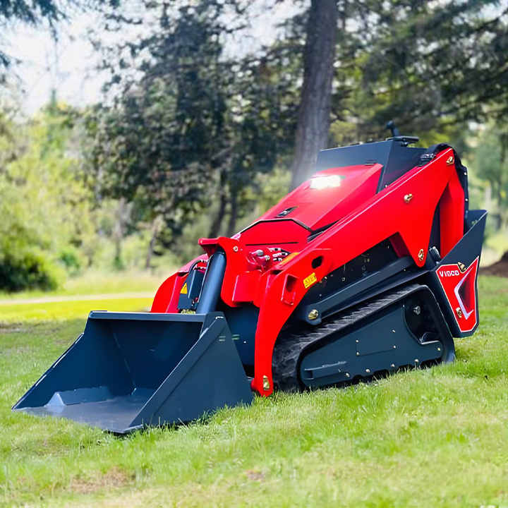 Derette V1000 with CE&EPA Kubota 25Hp diesel Engine Mini Skid Steer ...