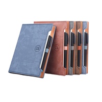 Cuaderno de Tapa Dura A5, Diario Personalizado, Cuaderno de Cuero PU Grueso Cosido, Libreta de Colores Personalizados, Libro de Negocios, Creativo, para Estudiantes