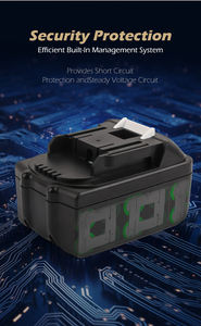 배터리 팩 <span class=keywords><strong>21V</strong></span> 4AH 5AH 6AH 전동 공구용 전동 드라이버 전동 드릴 18650 리튬 이온 배터리 - Product Image 4