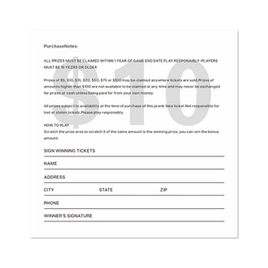 Volleyball Scratch Win Card Theme Design Offer Sample Black Core Paper Digital Printing Scratch Lottery <b>Ticket</b> - Product Image 6