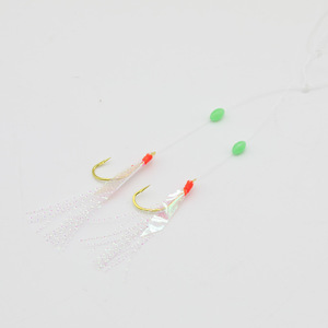 Anzuelos Qian Hu Sabiki Talla 6 16 con Cuentas Luminosas para Pesca en Agua Dulce - Product Image 5
