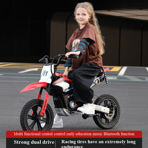 Moto tout-terrain électrique pour enfants de 3 à 13 ans, moteur 24v, plastique, moto tout-terrain, vélo de montagne électrique - Product Image 6