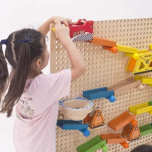 Bloques de construcción de madera Montessori de alta calidad, juguetes apilables para juegos educativos y espadas de juguete