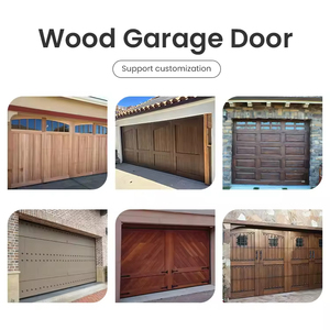 Vente en gros directe, <span class=keywords><strong>porte</strong></span> <span class=keywords><strong>de</strong></span> <span class=keywords><strong>garage</strong></span> en bois massif personnalisable, résistante aux intempéries, structure stable, pour résidence privée - Product Image 6