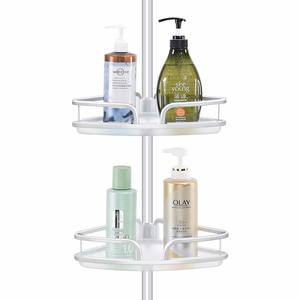 WIREKING Tension Pole Corner <strong>Shower</strong> <strong>Caddy</strong> Aluminum Bathroom Organizer Shelf Storage Rack <strong>Hanging</strong> <strong>Shower</strong> <strong>Caddies</strong> - Product Image 5