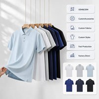 Chemises polo personnalisées pour hommes en coton, élasthanne et nylon, toucher frais, infroissables, douces pour la peau, légères, chemises polo professionnelles pour hommes