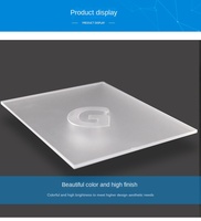 Plaques acryliques blanches écologiques, résistantes aux UV, imperméables, surface brillante, épaisseur de 2 mm à 20 mm, pour utilisation publicitaire