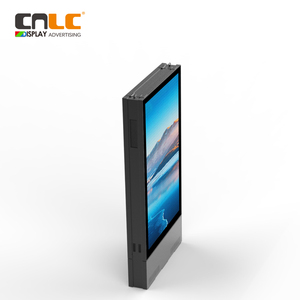 Tự đứng <span class=keywords><strong>LED</strong></span> Totem cho quảng cáo ngoài trời hiển thị nhôm hồ sơ vỏ - Product Image 3